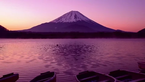 Mt.Fuji twilight 스톡 동영상 82392367
