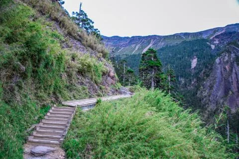 Mt.Jade Mountain/Yushan Landscape Stock Photos