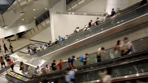 MTR subway Stock Footage 196575619