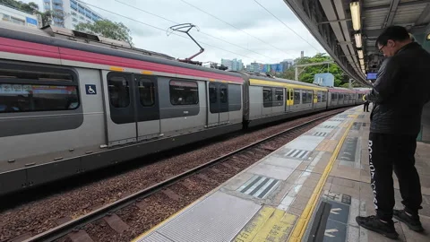 MTR train. Stock Footage 304999025