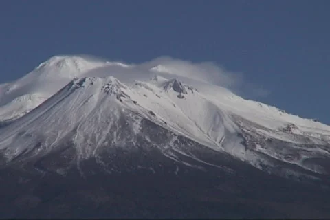 Mt.Shasta from NW Stock Footage