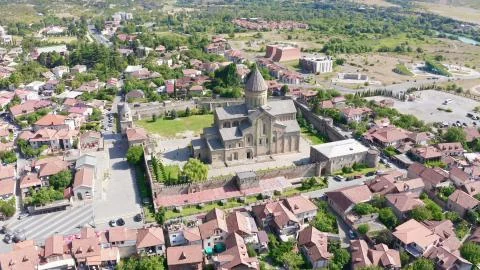 Mtskheta ancient capital of Georgia Stock Photos