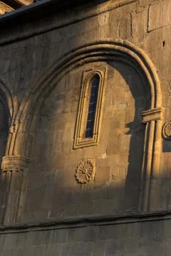 Mtskheta, Georgia. The Ancient World Heritage, Georgian Orthodox Jvari Mona.. Stock Photos