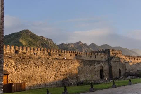 Mtskheta, Georgia. The Ancient World Heritage, Georgian Orthodox Jvari Mona.. Stock Photos