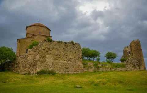 Mtskheta, Georgia - May 2018: Samtavro Monastery in Mtskheta, Mtskheta-Mtiane Stock Photos