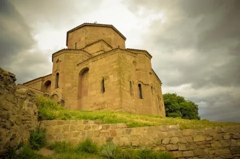 Mtskheta, Georgia - May 2018: Samtavro Monastery in Mtskheta, Mtskheta-Mtiane Stock Photos