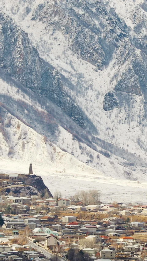 Mtskheta-mtianeti Region, Georgia. Old Ancient Church And Watchtower In Sioni Stock Footage 303257937