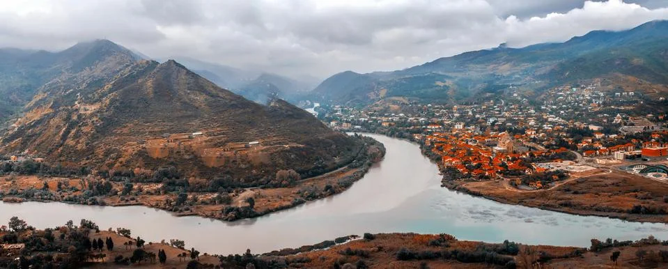 Mtskheta view, Georgia Stock Photos