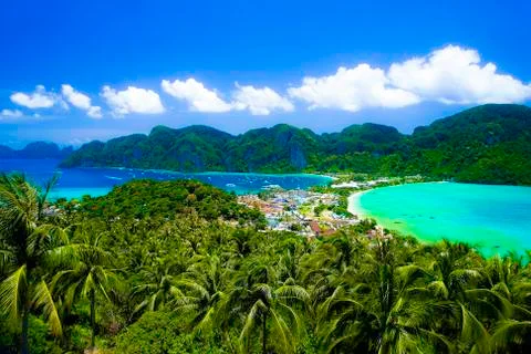 Mu ko phi phi Foto stock