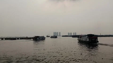 Muara Angke Harbor 스톡 동영상 240319577