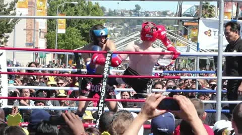 Muay Thai Bout Stock Footage 10866268