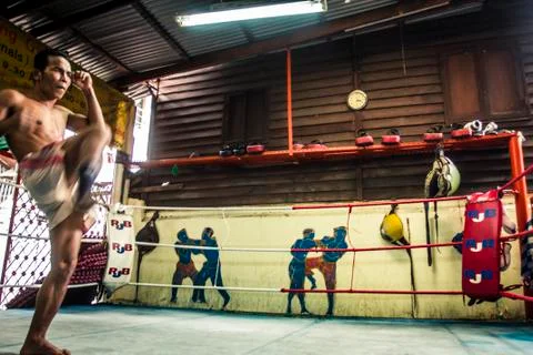 Muay Thai Boxing Stock Photos