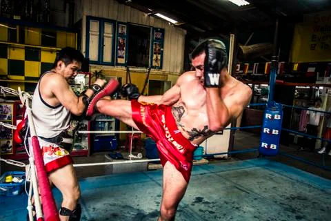 Muay Thai Boxing Stock Photos