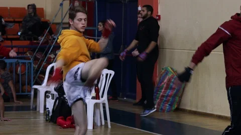 Muay Thai warm-up Stock Footage 118572820