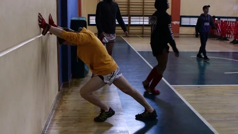 Muay Thai warm-up Stock Footage 118573340