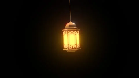 Mubarak Lantern Stock Footage 130656584