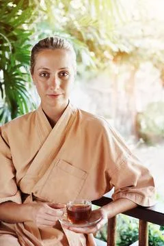Much needed me time at a day spa Stock Photos