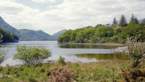 Muckross Lake, Lakes of Killarney, Killarney National Park, County Kerry Stock Footage 86101872