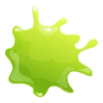 Mucus splash icon cartoon vector. Slime drip Illustrazione stock