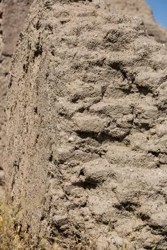 Mud and clay background. Middle East construction material Foto stock