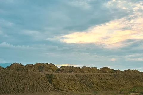 Mud barren land Stock Photos