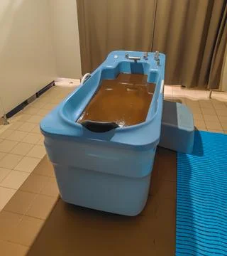 Mud Bath for SPA. Mud Therapy treatment in Spas 스톡 사진