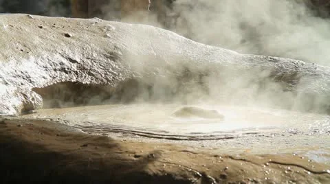 Mud bubble Stock Footage 10931150