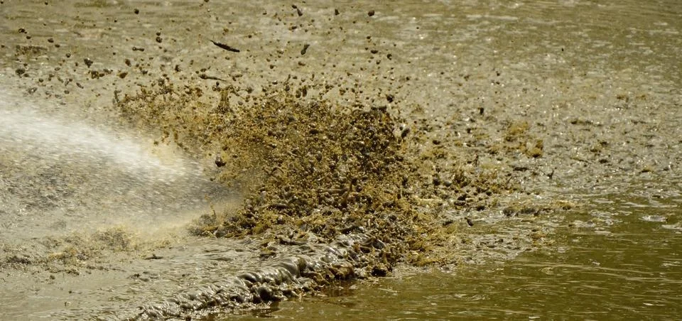 Mud cleaning Stock Photos
