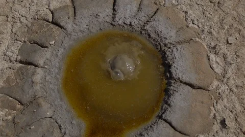 Mud Crater Stock-Footage 123059235