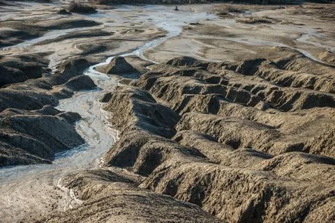 Mud Creating Shapes Stock Photos