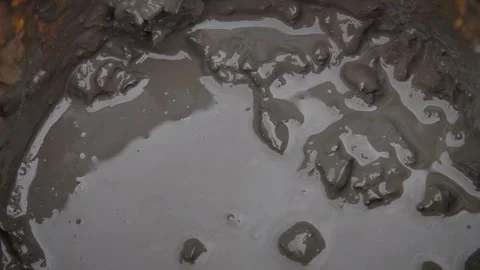 Mud from the dead sea Stock Footage 303655556
