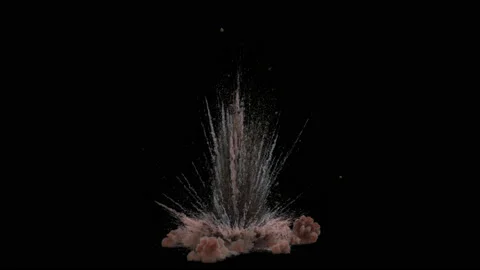 Mud Explosion Stock Footage 136181847