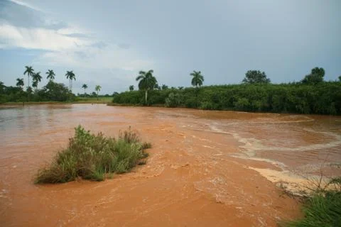 Mud floods Stock Photos