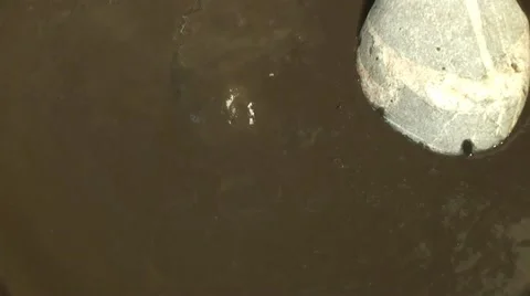 Mud geyser Stock Footage 10902555