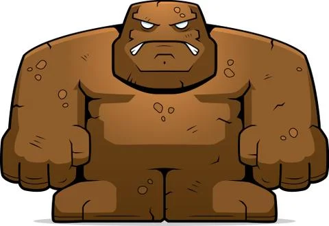 Mud Golem Stock Illustration