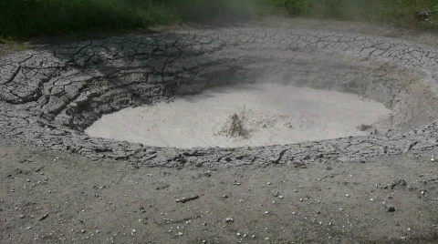 Mud Hot Springs Stock Footage 502313