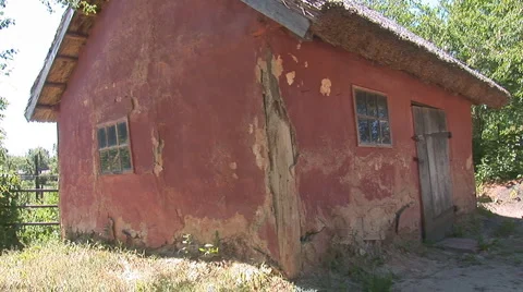 Mud house Stock Footage 5549408