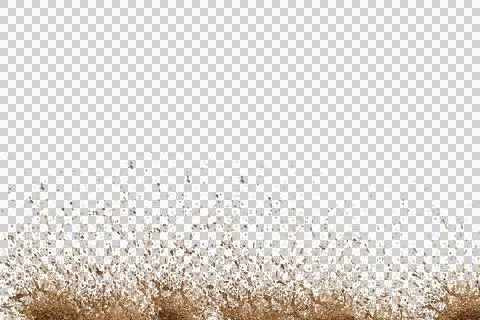 Mud isolated on white background. Illustrazione stock