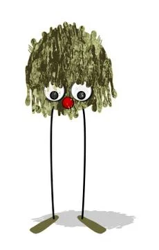 Mud monster Stock Illustration