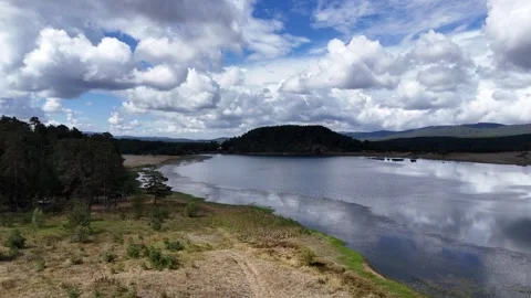 Mud path near the lake Video stock 284622172