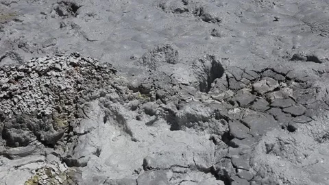 Mud pots boiling Stock Footage 223714570