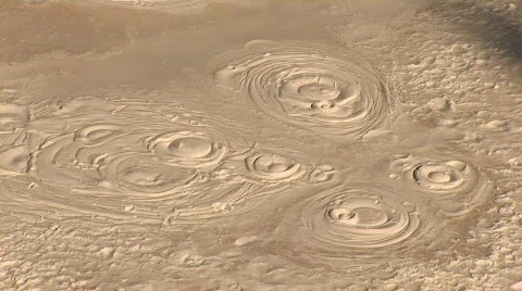 Mud pots - close up Video stock 82467