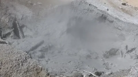 Mud Pots Stock Footage 55182192