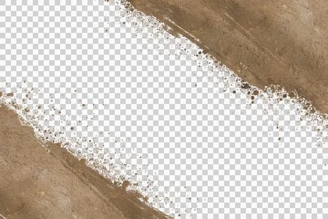 Mud splash isolated transparency background. Stock Illustration