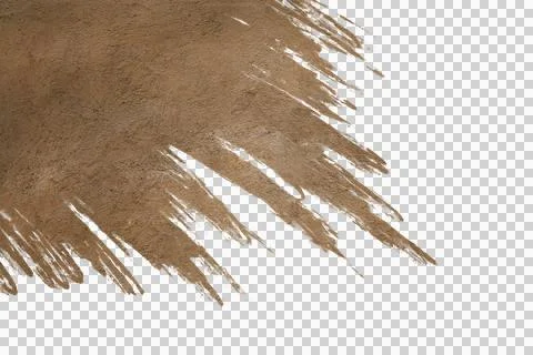 Mud splash isolated transparency background. Stock Illustration