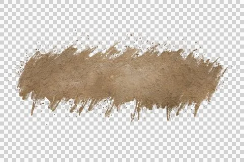 Mud splash isolated transparency background. Stock Illustration