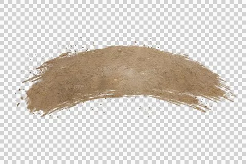 Mud splash isolated transparency background. Stock Illustration