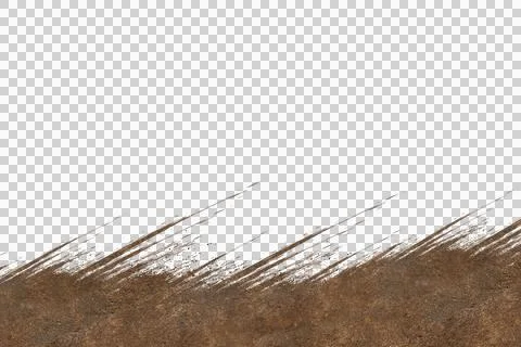 Mud splash isolated transparency background.. Stock Illustration