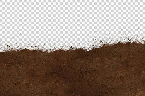 Mud splash isolated transparency background.. Stock Illustration