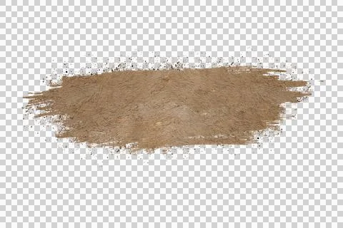 Mud splash isolated transparency background. Stock Illustration